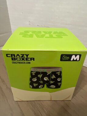 Crazy Boxer Men's Star Wars The Mandalorian Boxer Size M NEW